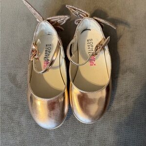 Mini Sophia Webster Chiara Butterfly rose gold Shoes Girls